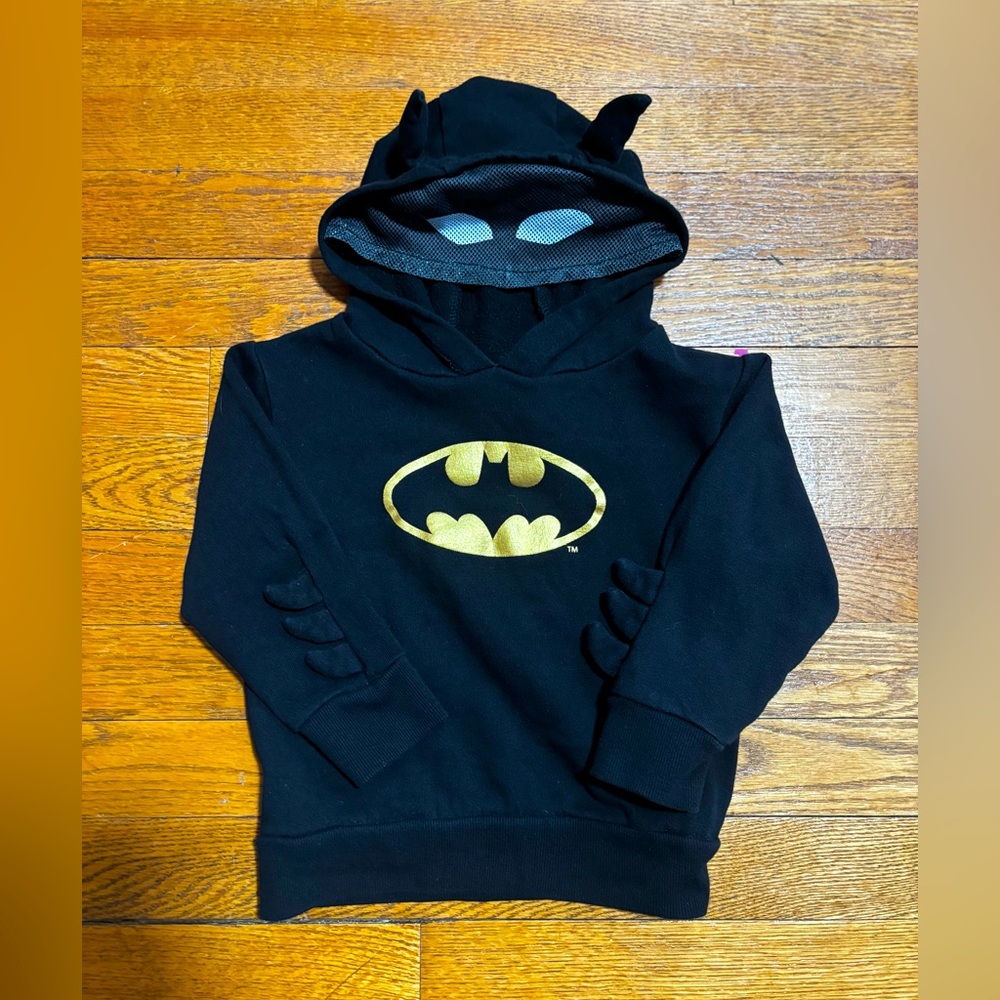 Rare 2020 DC Comics Batman Hoodie with Built-In Mask (3T)
